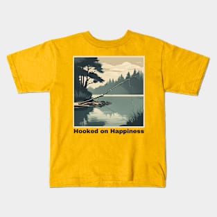 Hooked on Happiness Kids T-Shirt